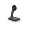 Mophie Snap+ charging stand pad - stojąca ładowarka bezprzewodowa do dwóch urządzeń kompatybilna z MagSafe 15W (black)